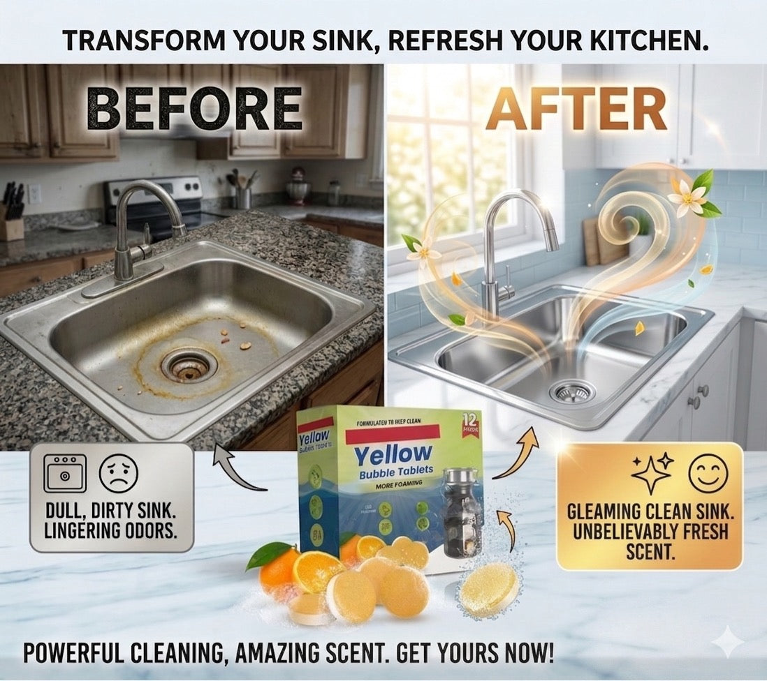Drain blocked or smelling bad? Foaming tablets that deep-clean pipes in minutes